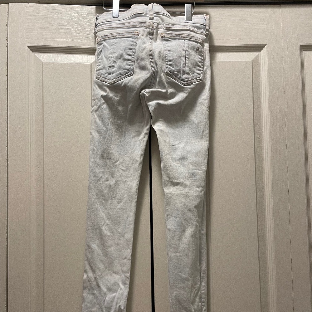 Rag & Bone Light Wash Skinny Jean - Picture 4 of 6